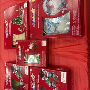 Creatology Kids Holiday Craft Kit Set - Red and Green
